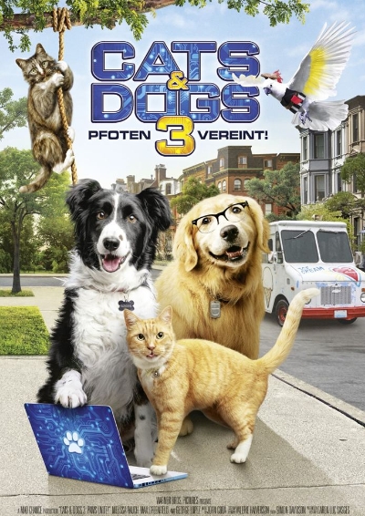 Plakat: Cats & Dogs: Pfoten vereint!